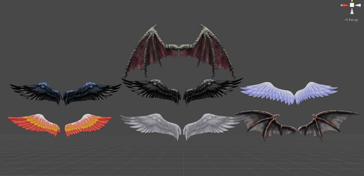 7 Pre-Animated Wings Screenshot