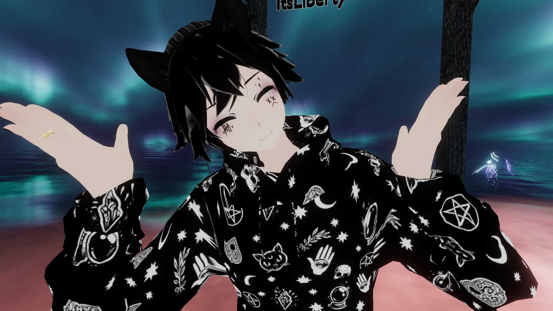 Emo Len (Gestures, EyeTracking, DynamicBones, Visemes) Screenshot