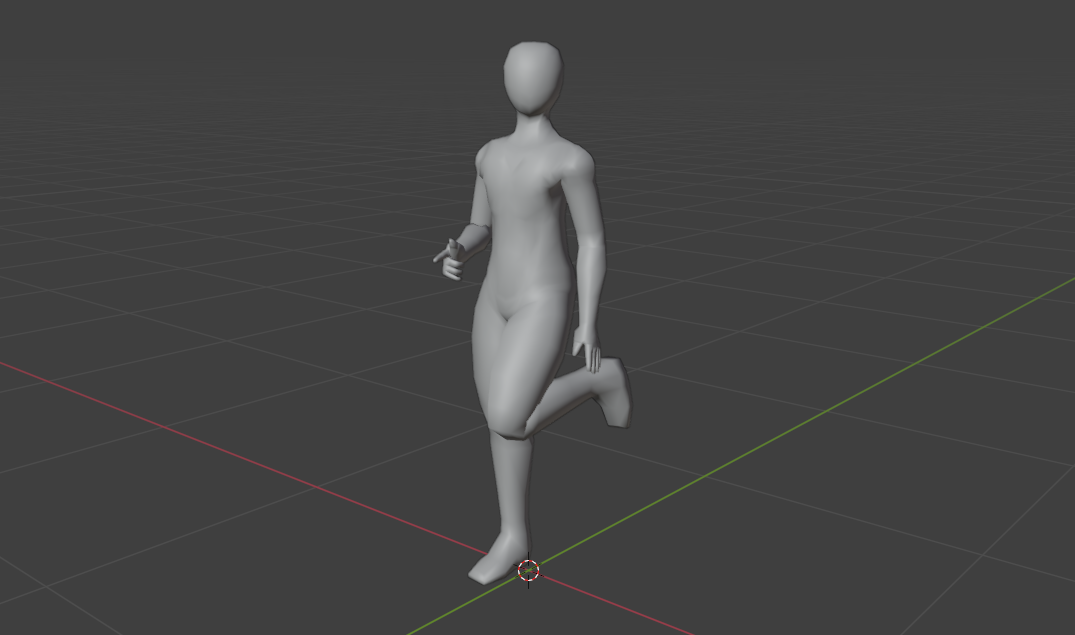 Optimized Humanoid Base Mesh (Male) Screenshot