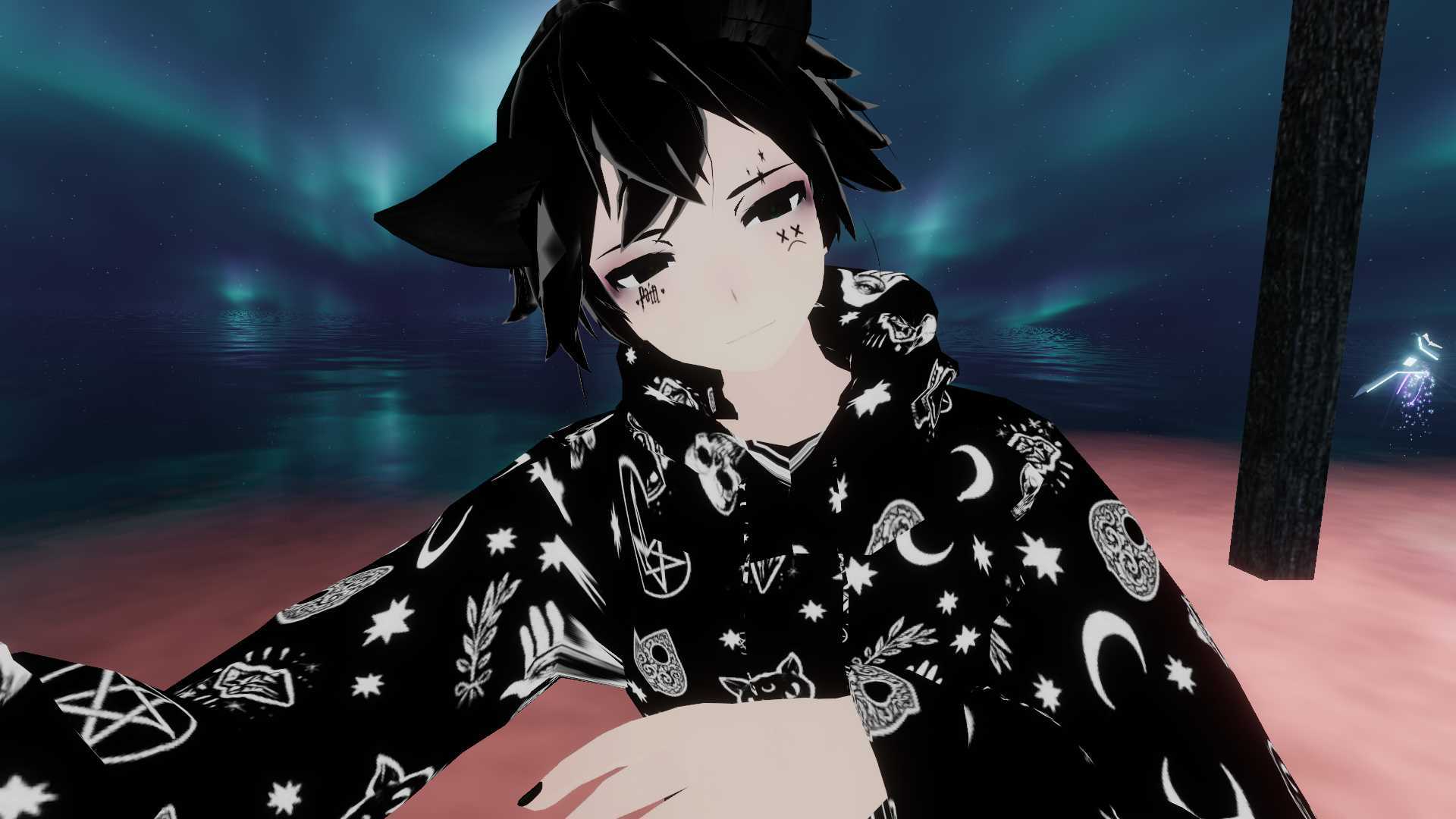 Emo Len (Gestures, EyeTracking, DynamicBones, Visemes) Screenshot