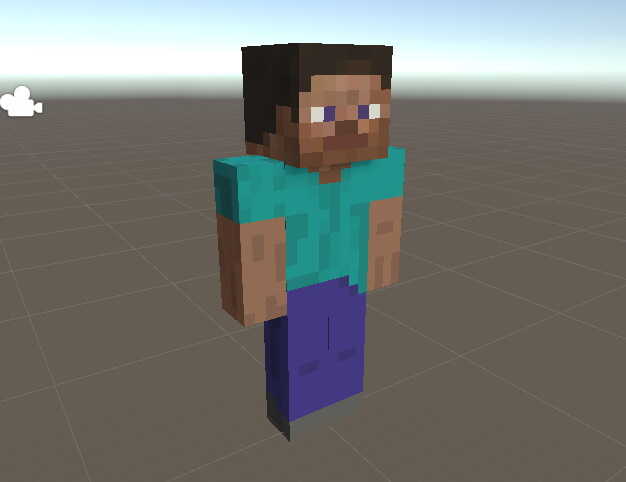 Faithful Minecraft Steve (generic rig) Screenshot