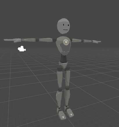 Official VRChat Tall Gray Avatar Screenshot