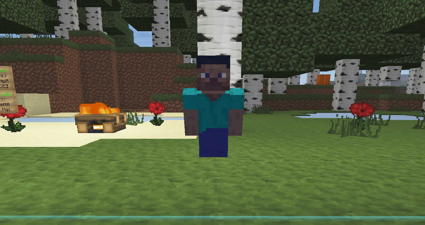 Faithful Minecraft Steve (generic rig) Screenshot