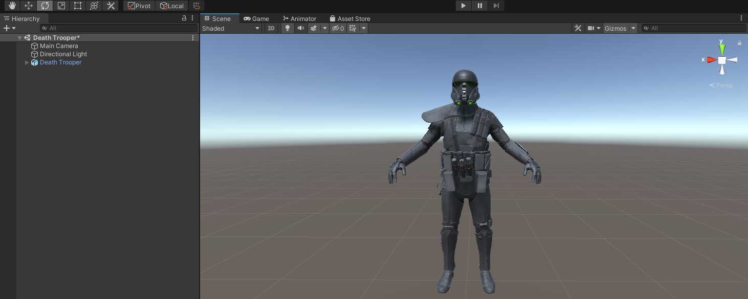 Death Trooper - Star Wars Avatar Prefab Screenshot