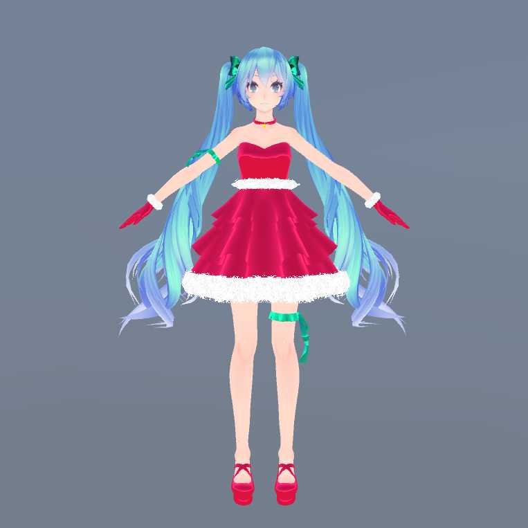 Miku, Luka, and Teto Christmas Pack 2.0 update Screenshot