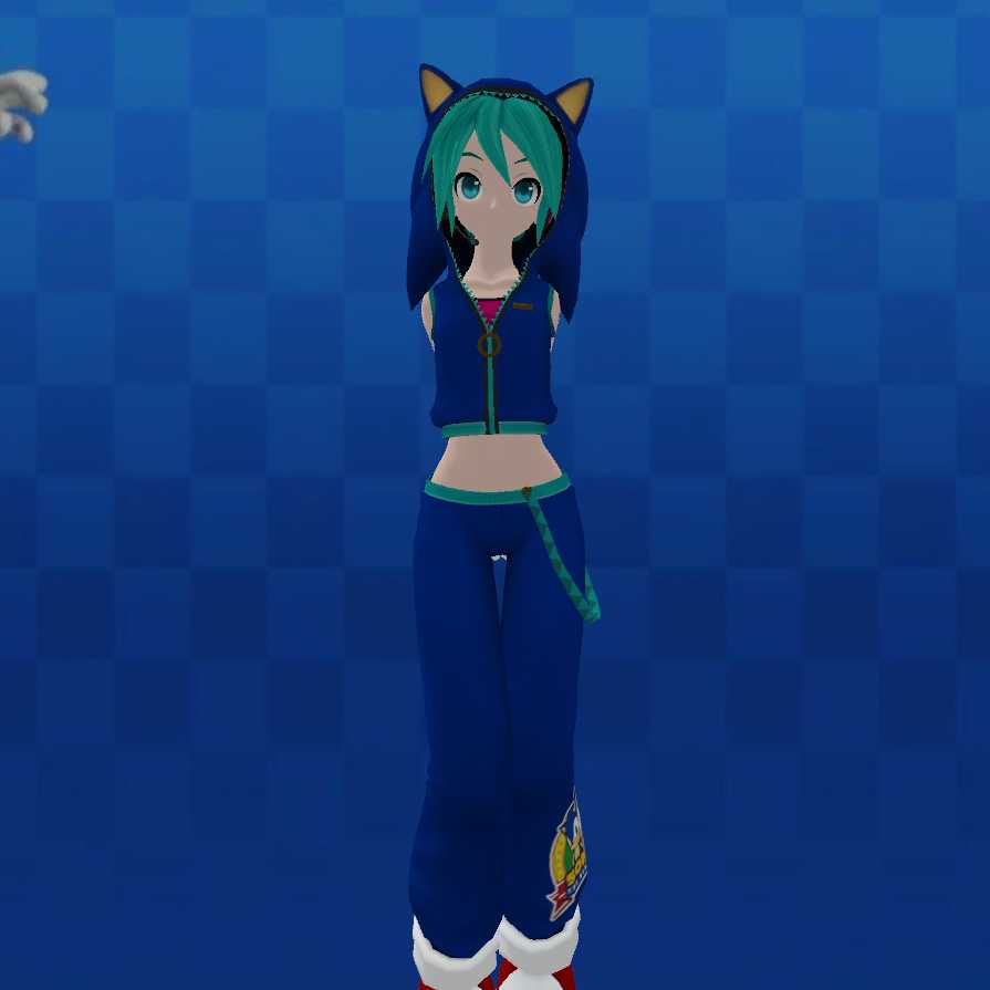 Sonic Style miku Screenshot