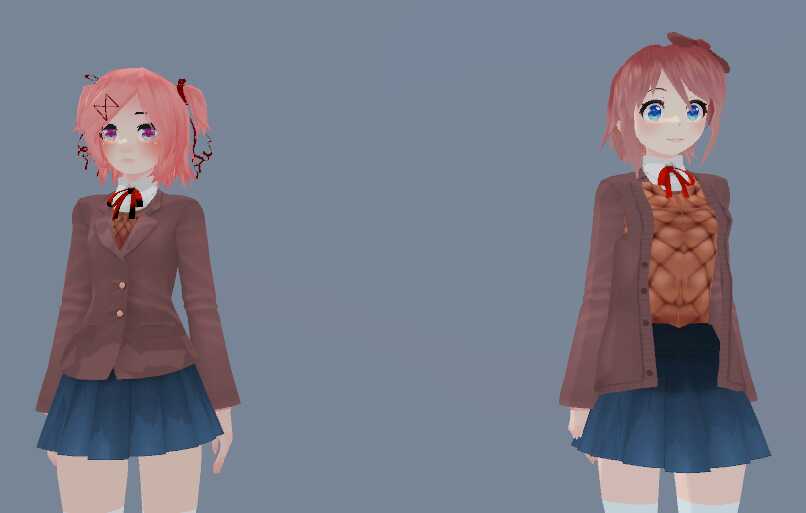 DDLC Natsuki & Sayori Screenshot