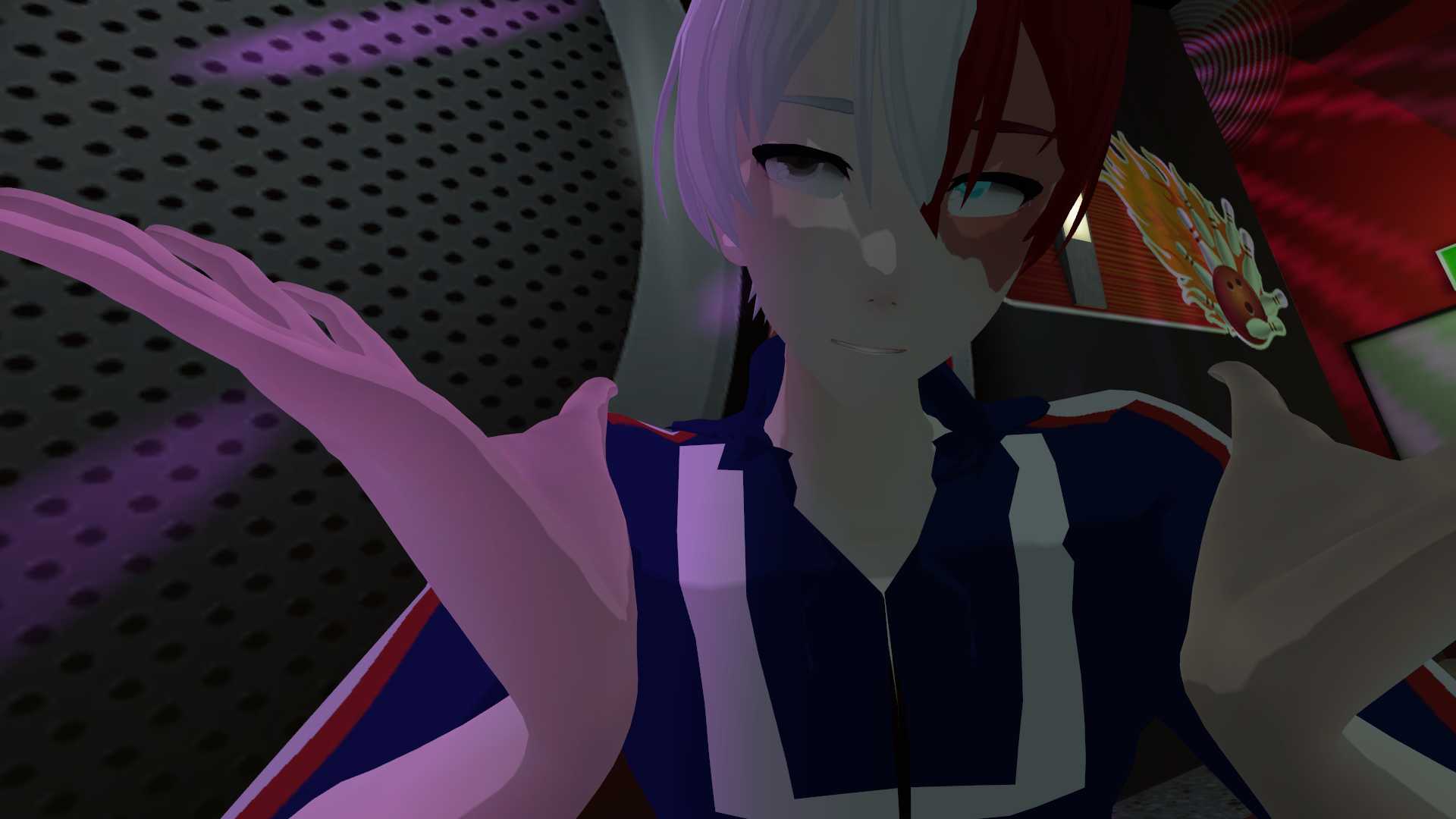 Shoto Todoroki MMD (Eye Tracking, Lip Sync) Screenshot