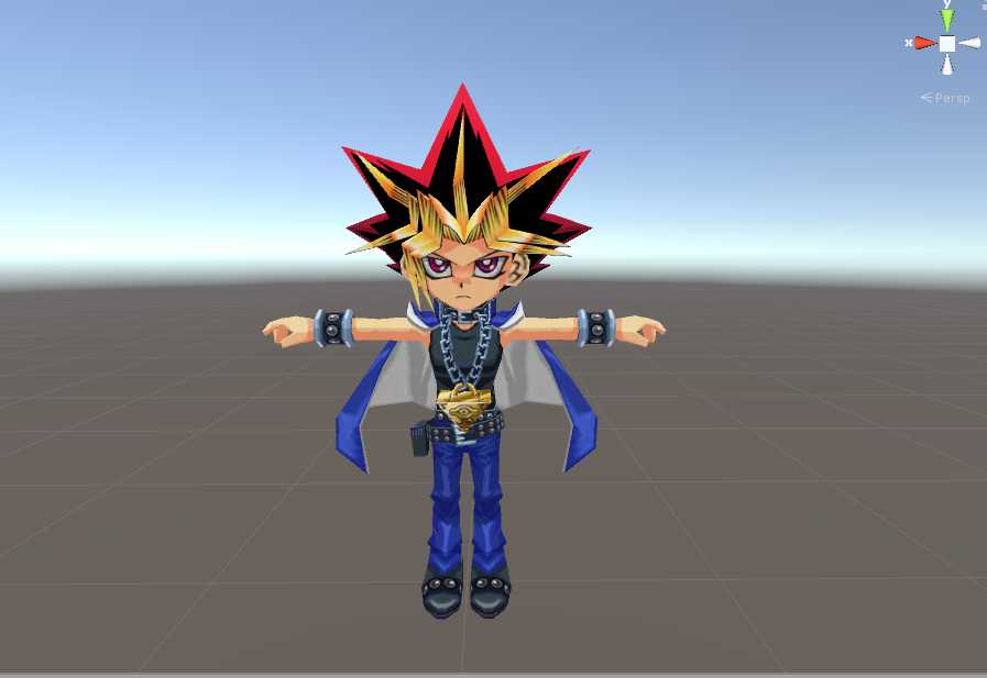 Yugi And Yami (Yu-gi-oh! 3DS Models) Screenshot