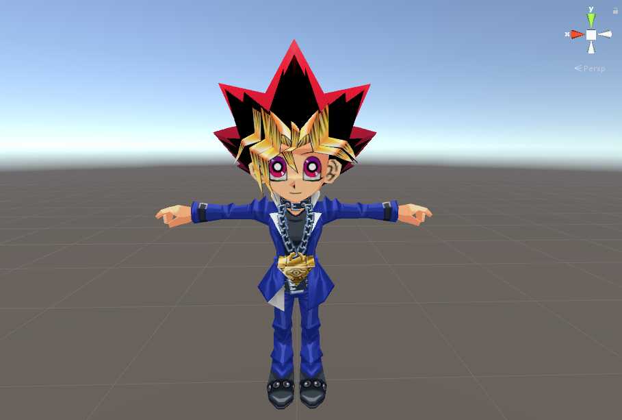 Yugi And Yami (Yu-gi-oh! 3DS Models) Screenshot