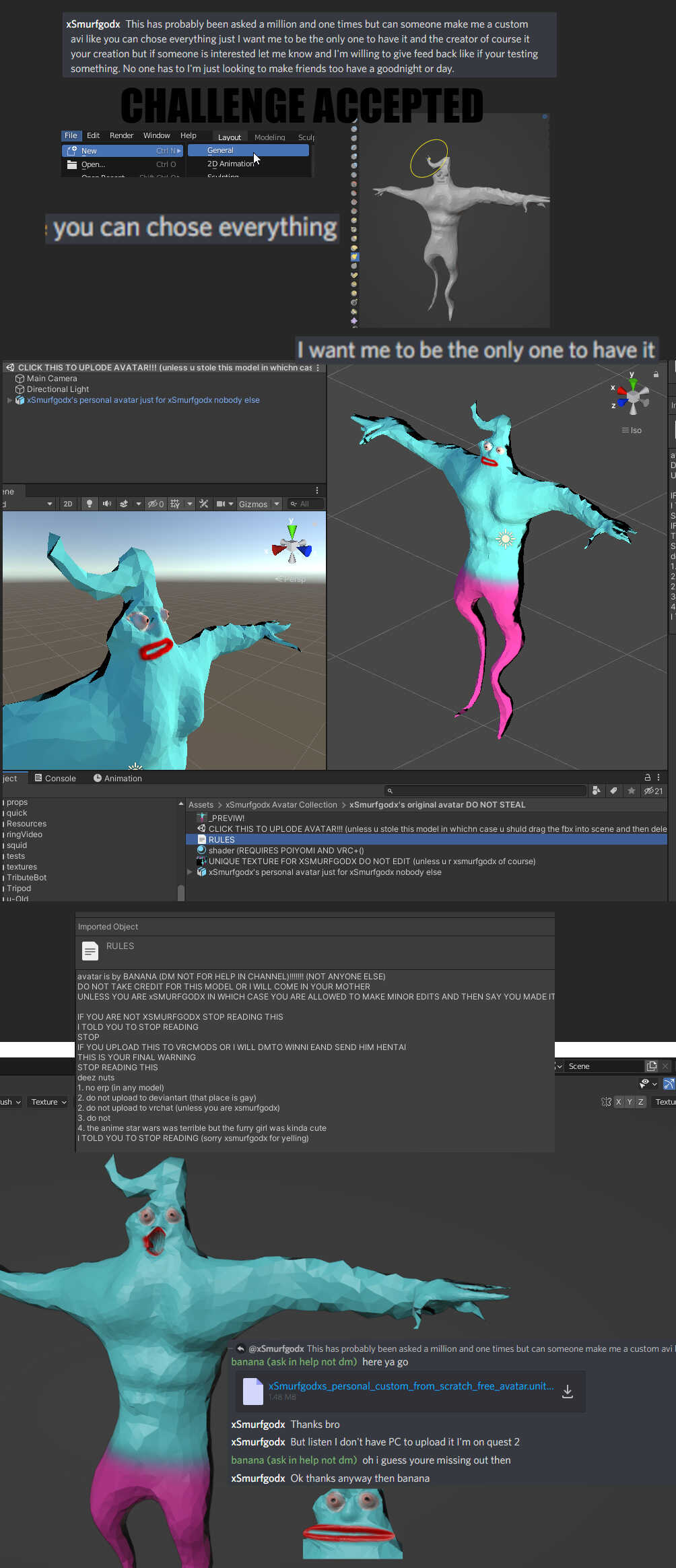 custom unique avatar Screenshot