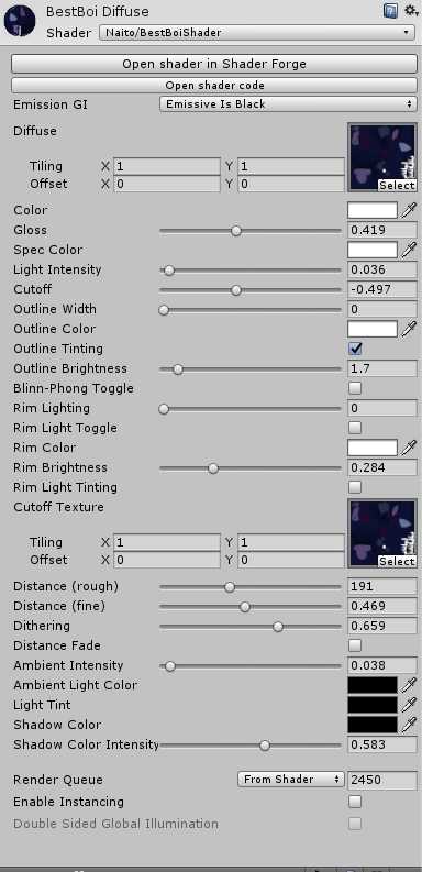 Naito's MultiShader - Added Cel-Shading Screenshot