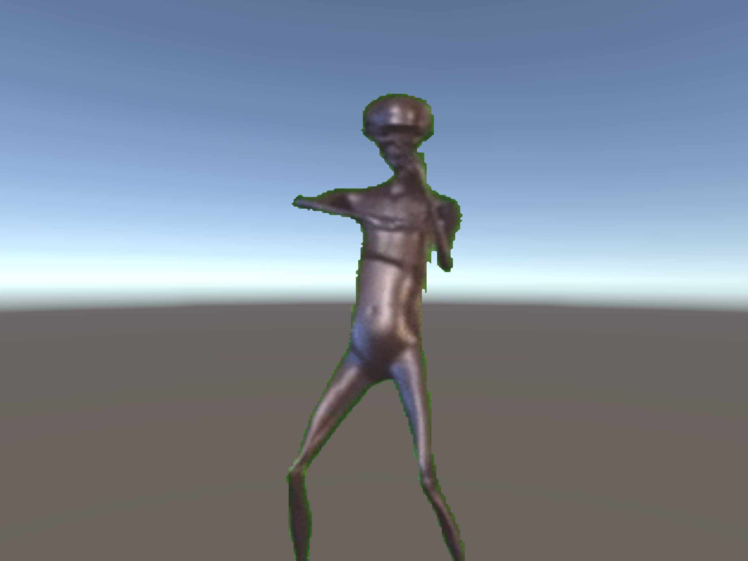 Howard The Alien Dancing (animated 2D avatar, with music!) Screenshot