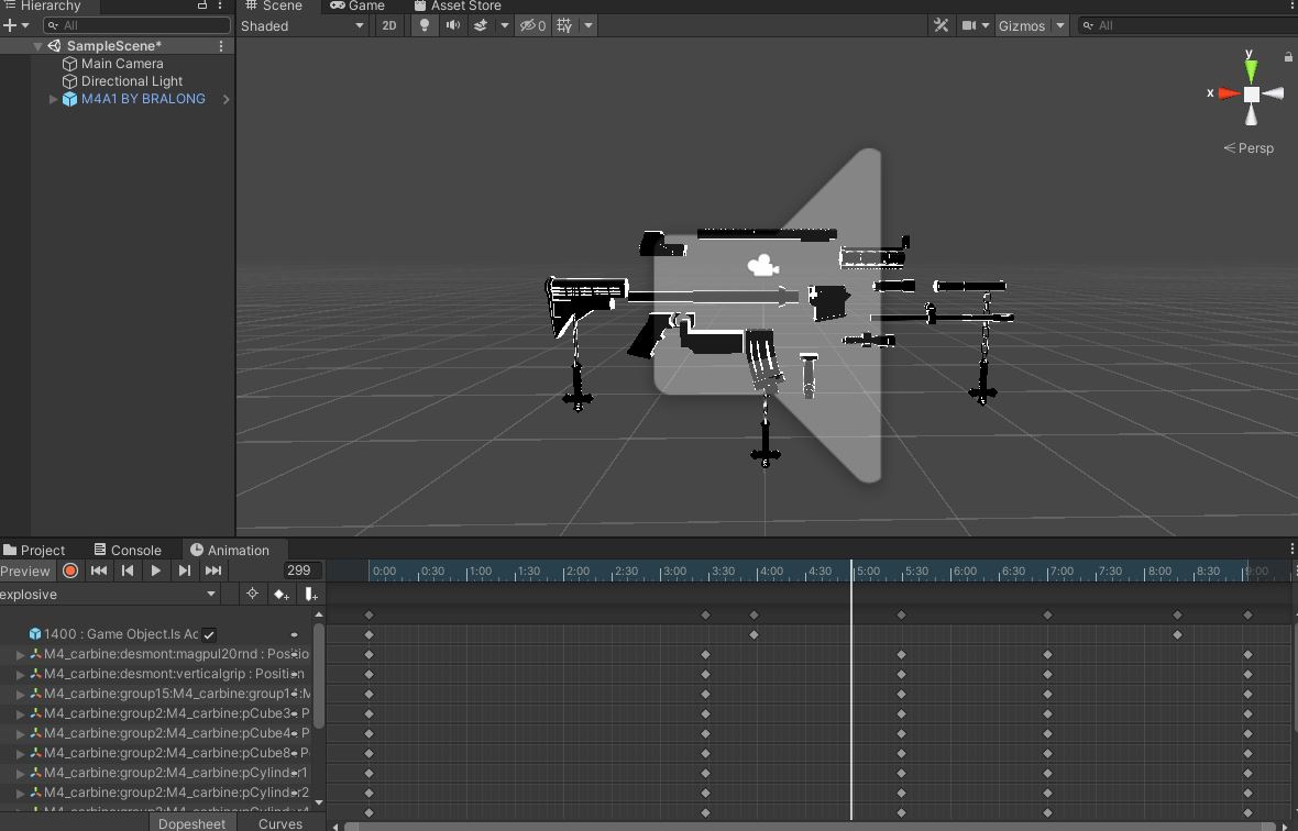M4A1 BLACK GANG VERSION Screenshot