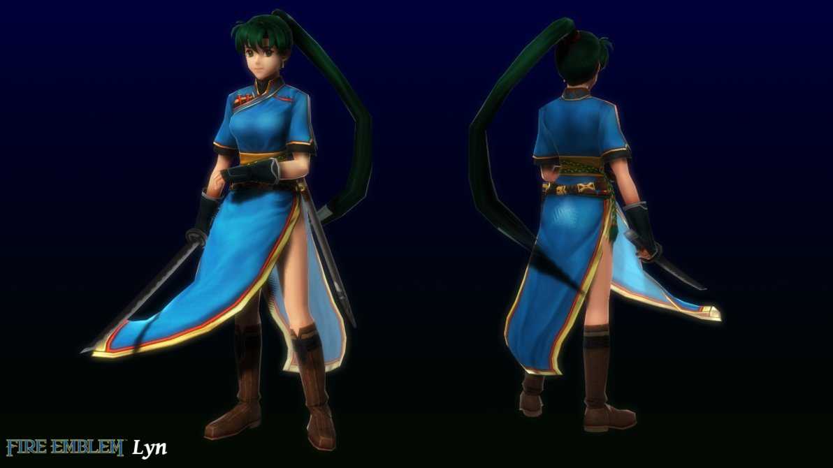 Fire Emblem - Lyn (Cubed Shader, Dynamic Bones) Screenshot