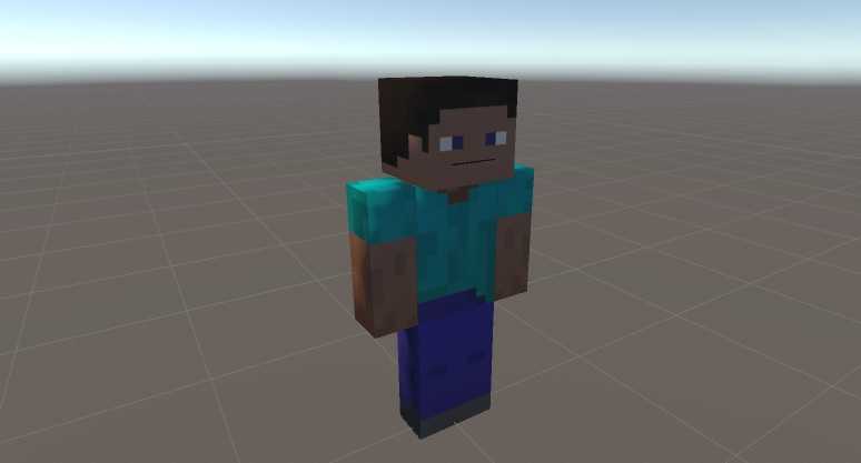 Steve with simple Rig system Screenshot
