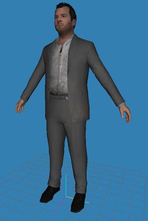 Michael De Santa from GTA V [Super lowpoly! | MORE FPS] Screenshot