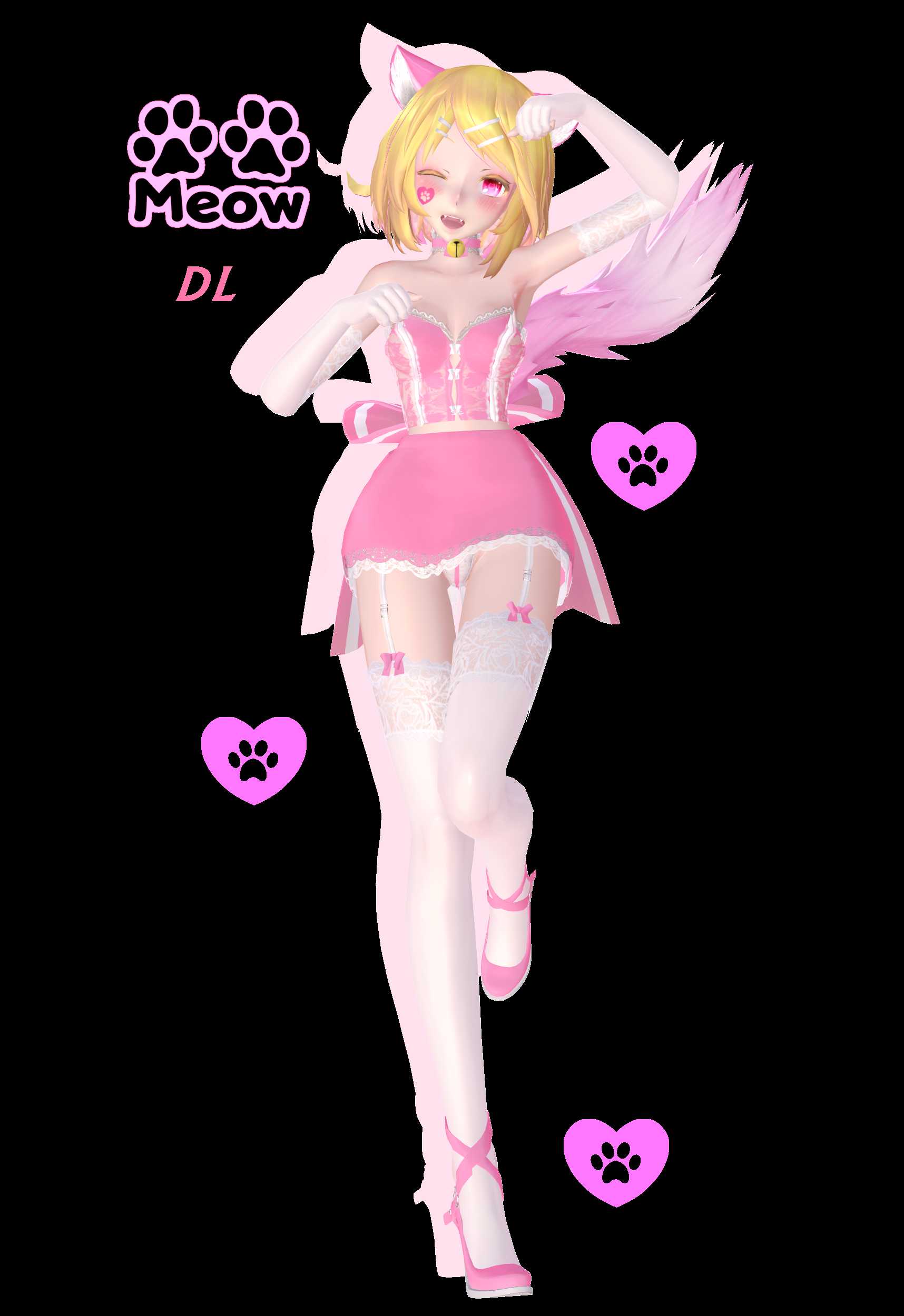 Tda Pink Cat (Model is redy ) Screenshot
