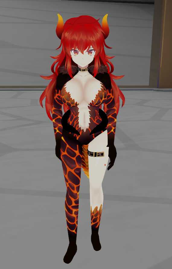 Dola Dragon Girl (Full Body, 3 Gestures) Screenshot