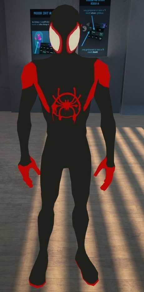 Miles Morales (Sunflower Boombox, Hoodie and Suit, Full Body) Screenshot