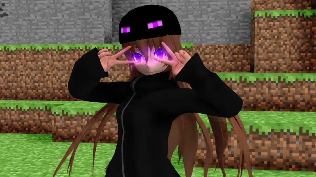 Ender Girl (Full Body, 5 Gestures with sound) Screenshot