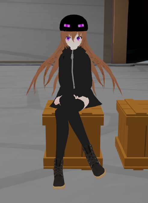 Ender Girl (Full Body, 5 Gestures with sound) Screenshot