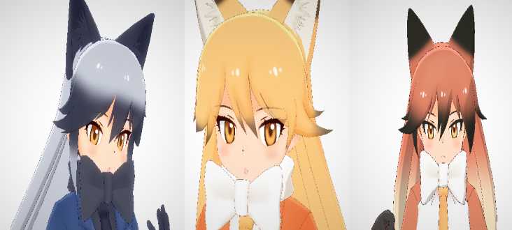 Kemono Foxes (Full Body, 3 Gestures all) Screenshot