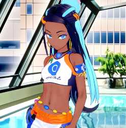 Nessa (Full Body, 3 Gestures) Screenshot