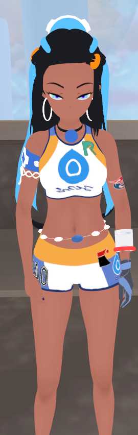 Nessa (Full Body, 3 Gestures) Screenshot