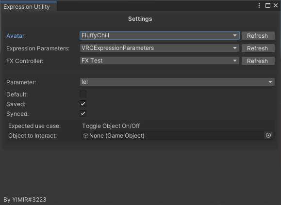 VRCCustomExpressionUtility (Outdated) Screenshot