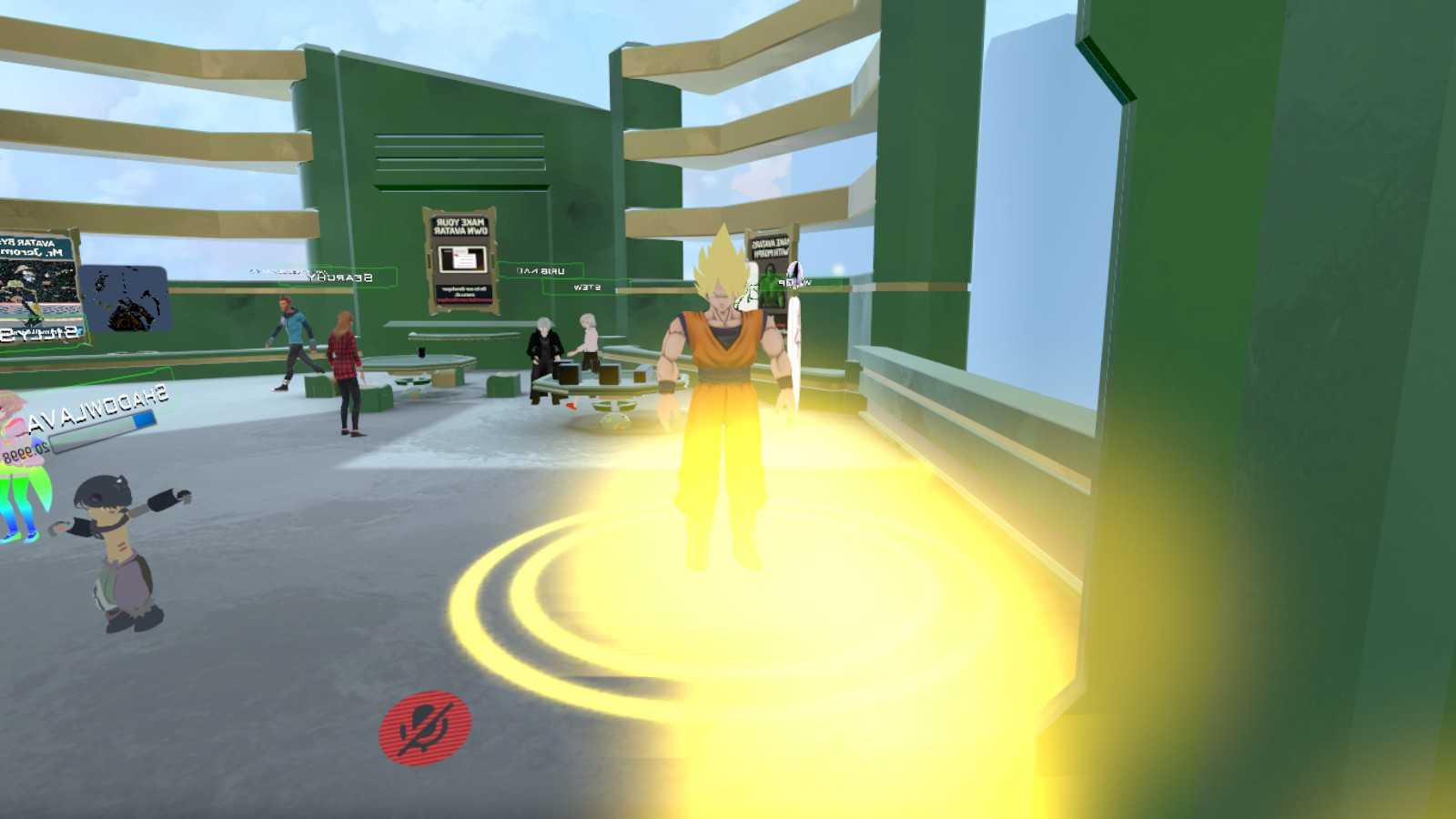 Goku Super Sayajin with Aura particles Screenshot