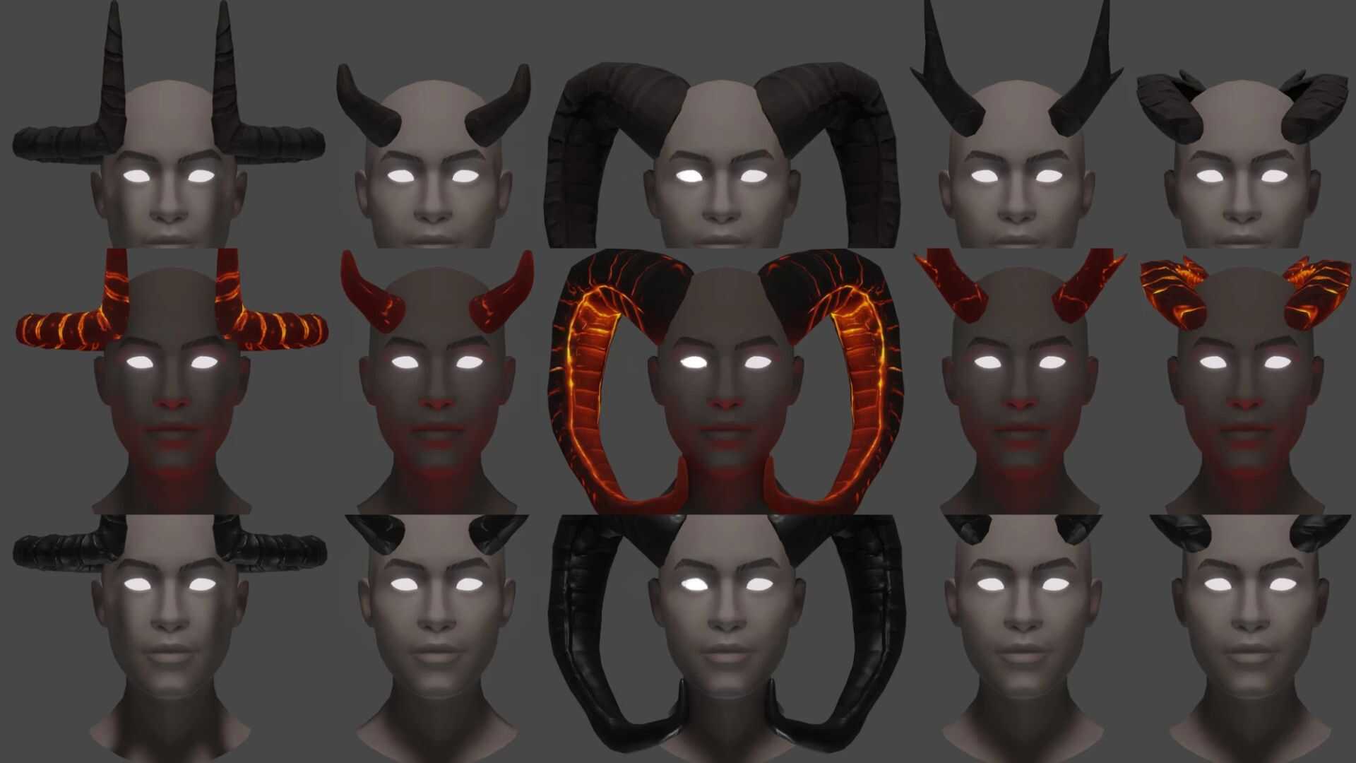 Demon Horns Bundle Screenshot