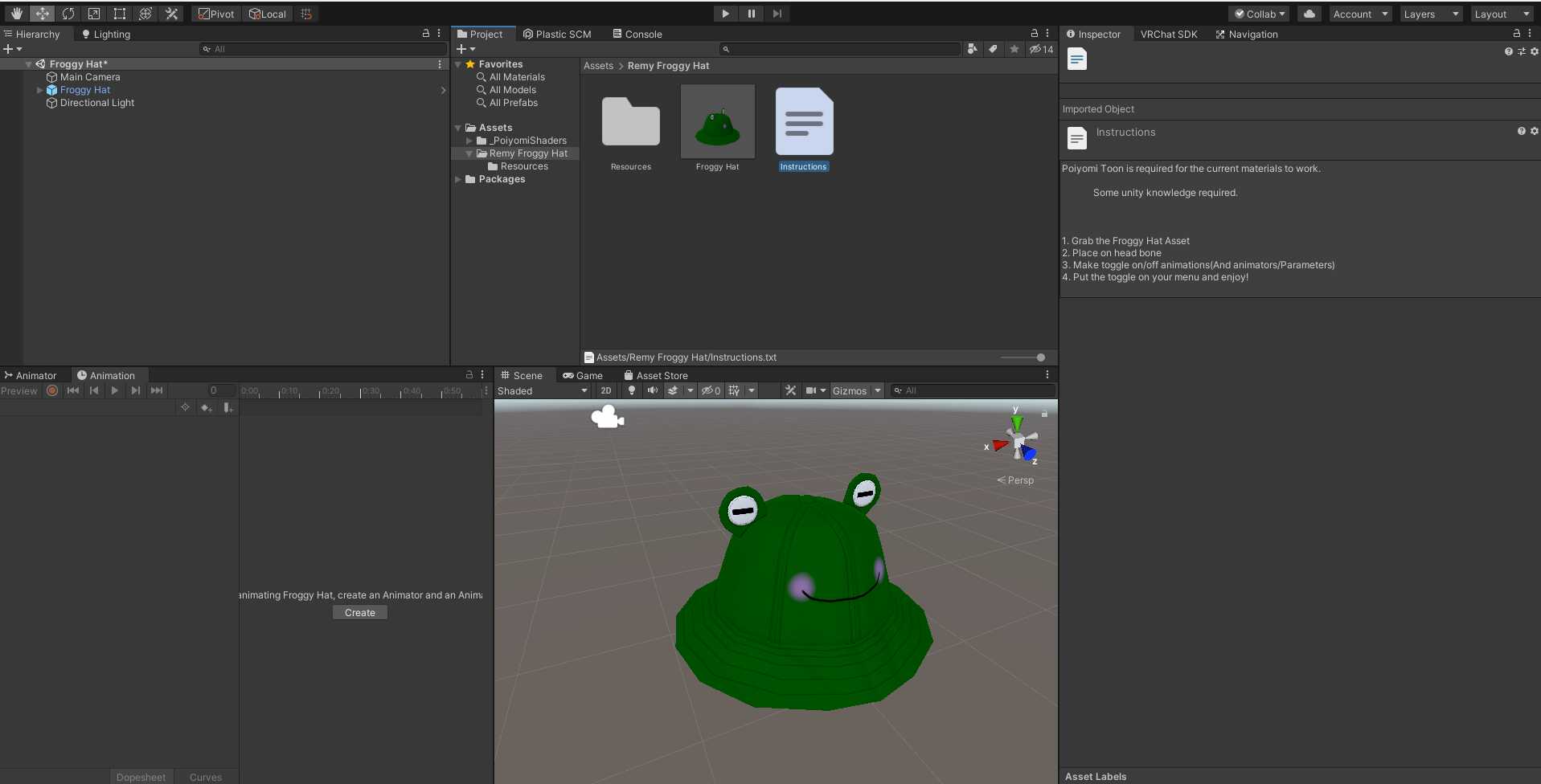 Remy's Froggy Hat Screenshot