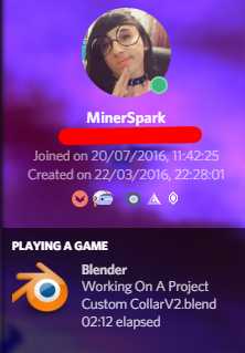 Blender Discord Presences Screenshot