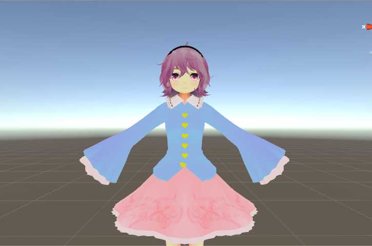 Komi Satobori (Lip sync, eye tracking, Blinking) Screenshot