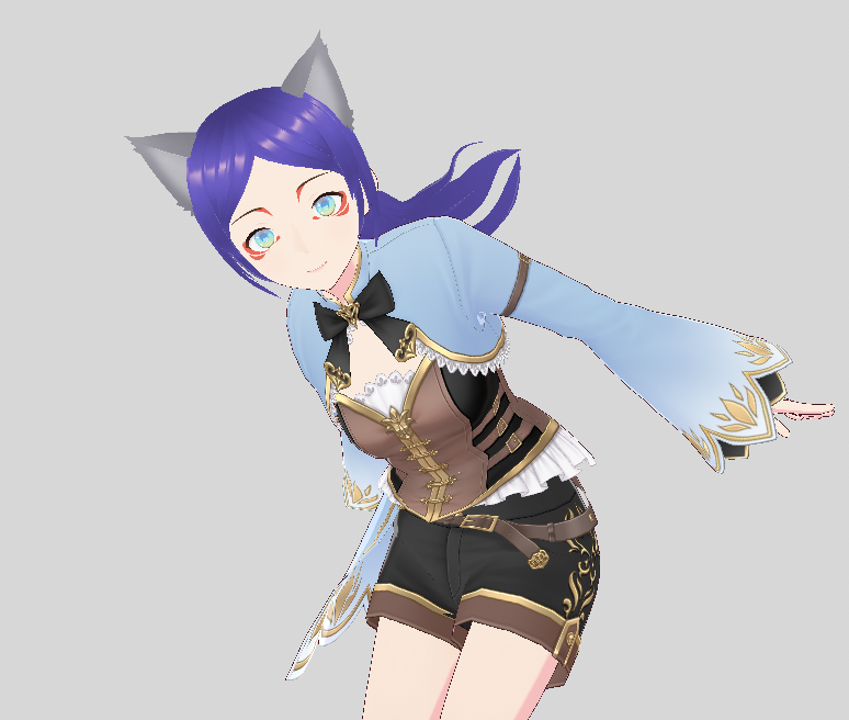 aura cat 3d avatar to import to unity and use in vrchat Screenshot