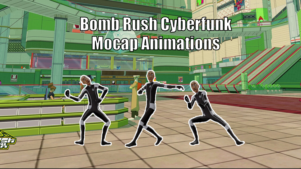 Bomb Rush Cyberfunk Mocap Animations Screenshot