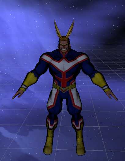 Jump Force All Might w/ Gestures Screenshot