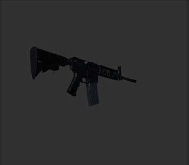 M4A1 by Moshiro low Poly Version/Prefab  Screenshot