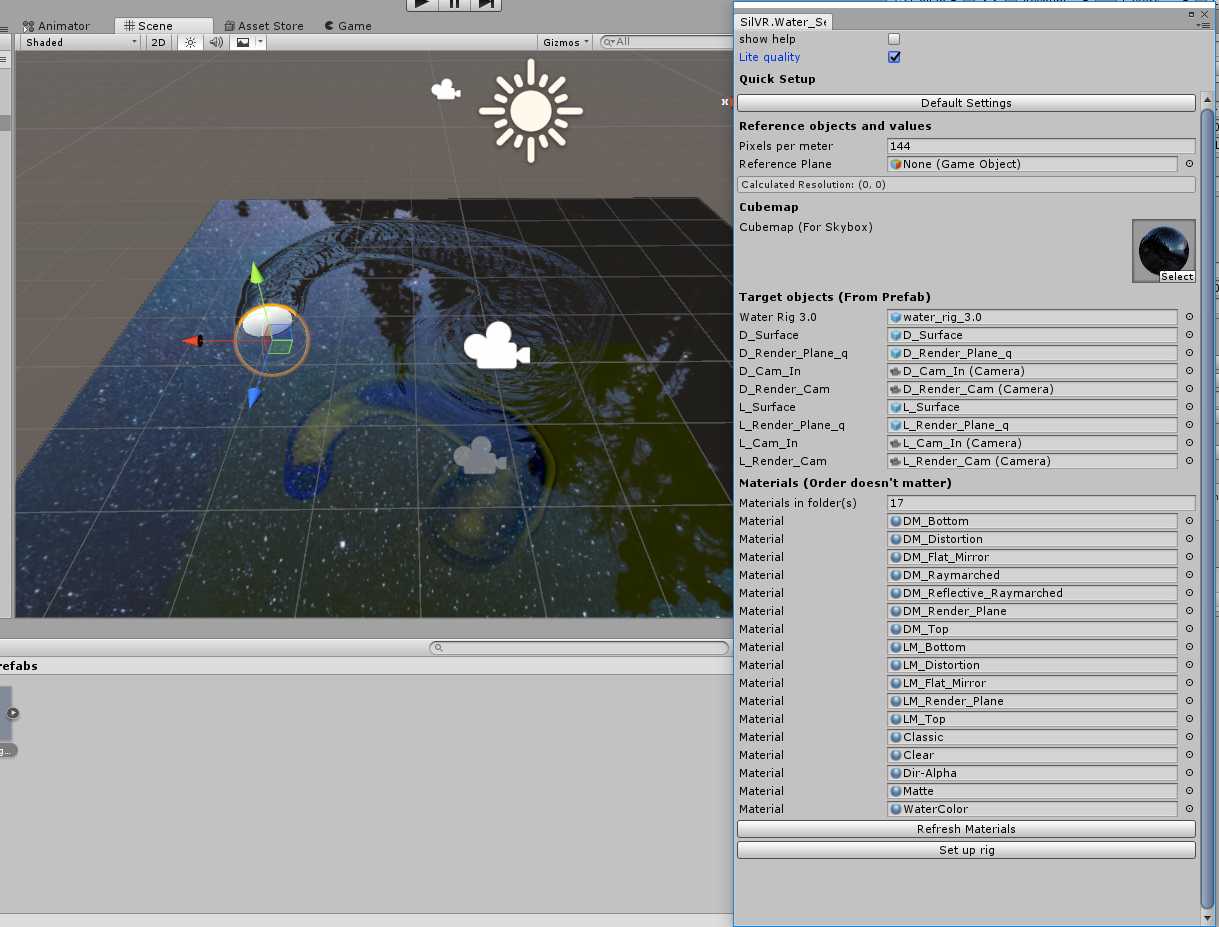 SilVR Water Shader v3.4 Autoconfig Screenshot