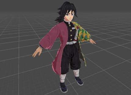 Giyu Tomioka (With DynamicBones) Screenshot
