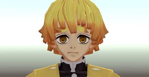 Zenitsu Agatsuma (With Dynamic Bones) Screenshot