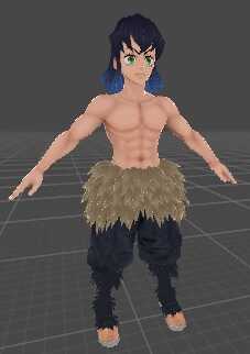 Inosuke MASKLESS VER (With DynamicBones) Screenshot