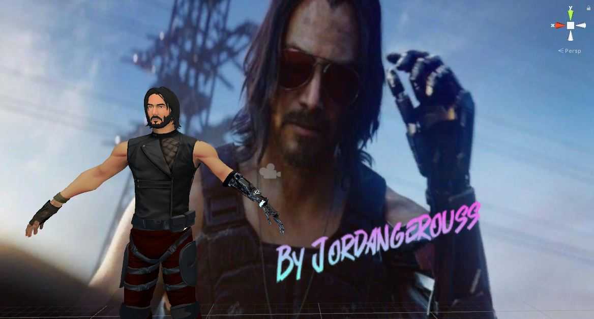 Johnny Silverhand (Incl voicelines and animations) Screenshot