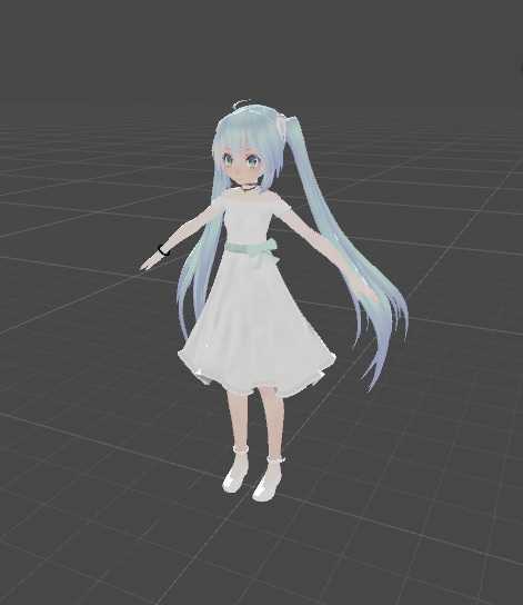 Chibi Miku with dress (Ready for upload) Screenshot