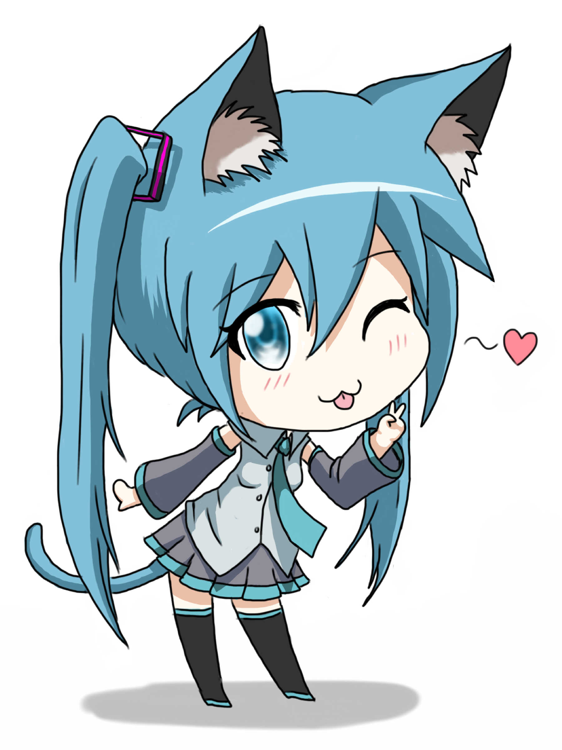 Chibi Neko Miku Screenshot
