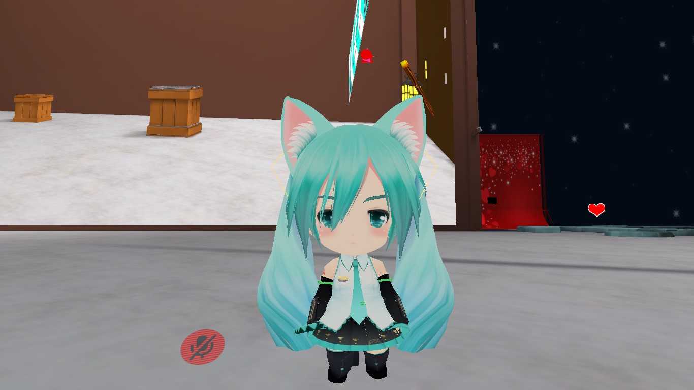 Chibi Neko Miku Screenshot