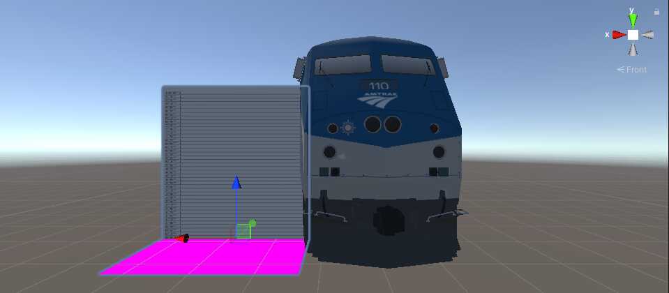 Amtrak Train and Cars (FBX and Textures Only!) Screenshot