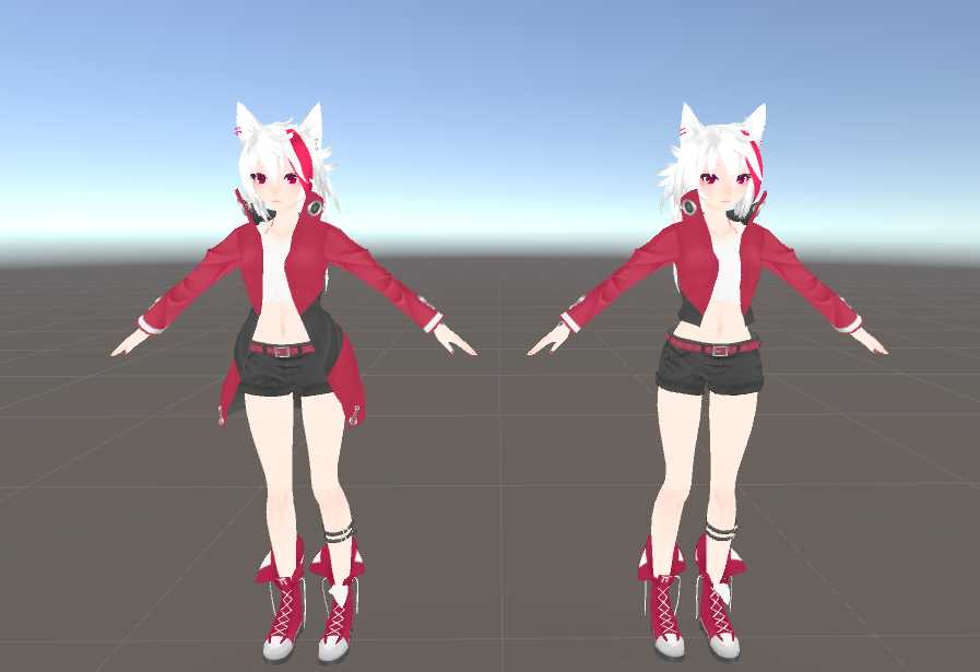 Stupid Wolf Girl (Dynamic Bones, 7 Gestures, Garbage Model) Screenshot