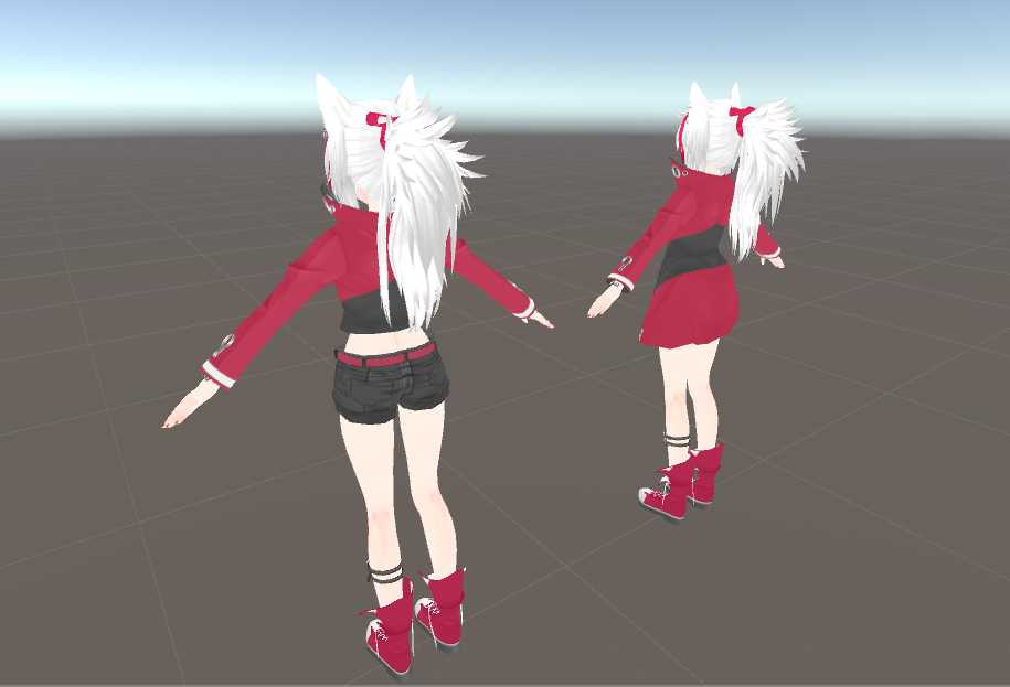 Stupid Wolf Girl (Dynamic Bones, 7 Gestures, Garbage Model) Screenshot